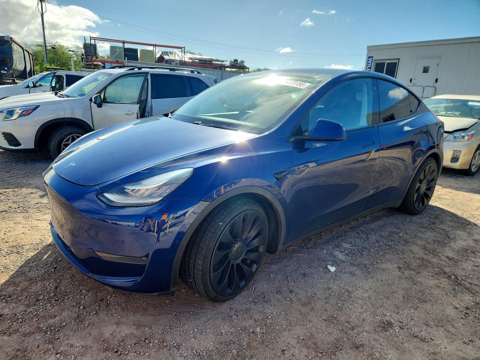 2020 Tesla Model Y მანქანა იყიდება აუქციონზე, vin: 5YJYGDEF9LF046676, აუქციონის ნომერი: 66473156