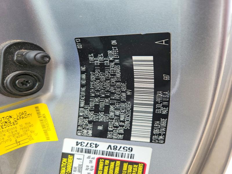 Продаж на аукціоні авто 2013 Toyota Sienna, vin: 5TDYK3DC5DS340654, номер лоту: 62309246