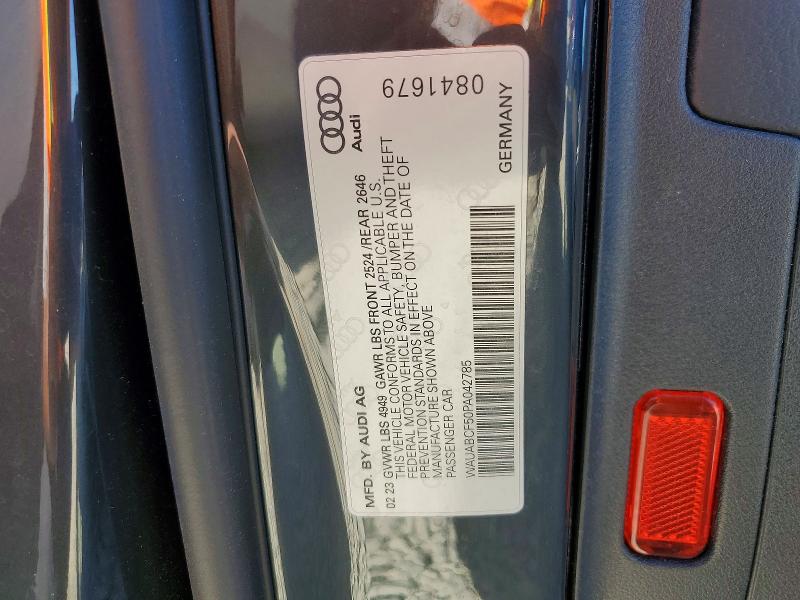 62355406 :رقم المزاد ، WAUABCF50PA042785 vin ، 2023 Audi A5 مزاد بيع