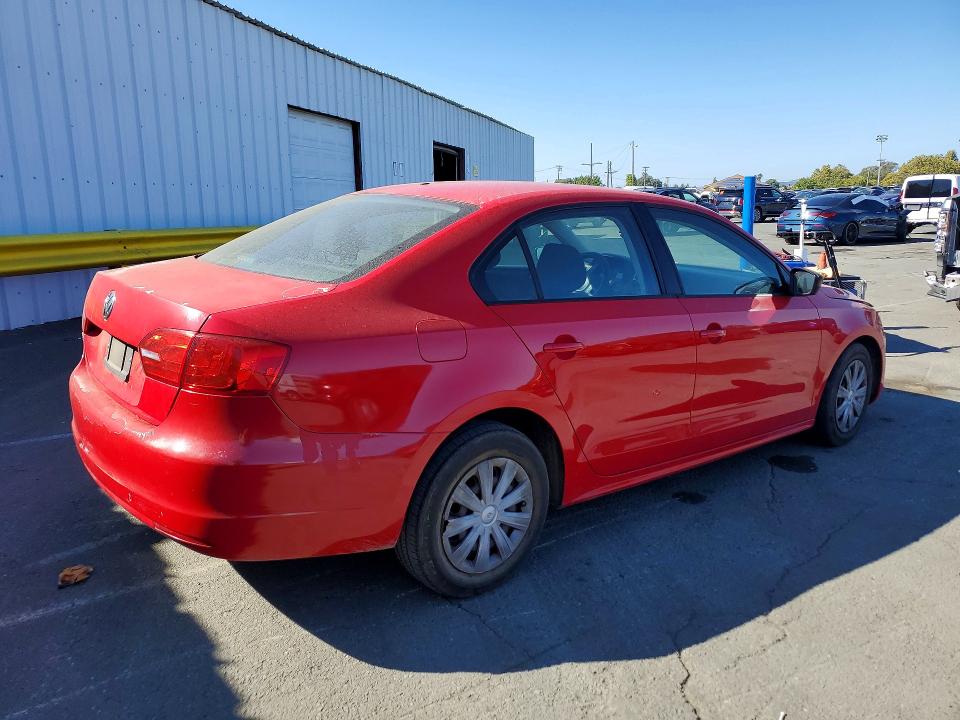 63011596 :رقم المزاد ، 3VW1K7AJ7CM364980 vin ، 2012 Volkswagen Jetta مزاد بيع