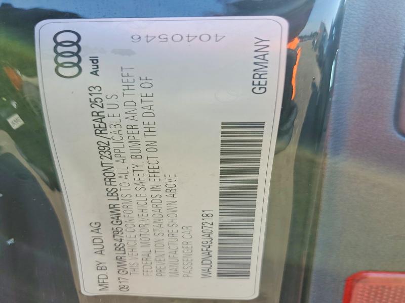 Продаж на аукціоні авто 2018 Audi A4, vin: WAUDNAF49JA072181, номер лоту: 65859346