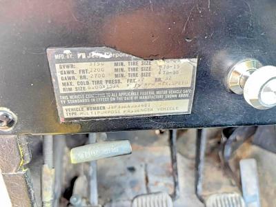 Продажа на аукционе авто 1978 Jeep Cj5, vin: J8F83AA033481, номер лота: 64322506