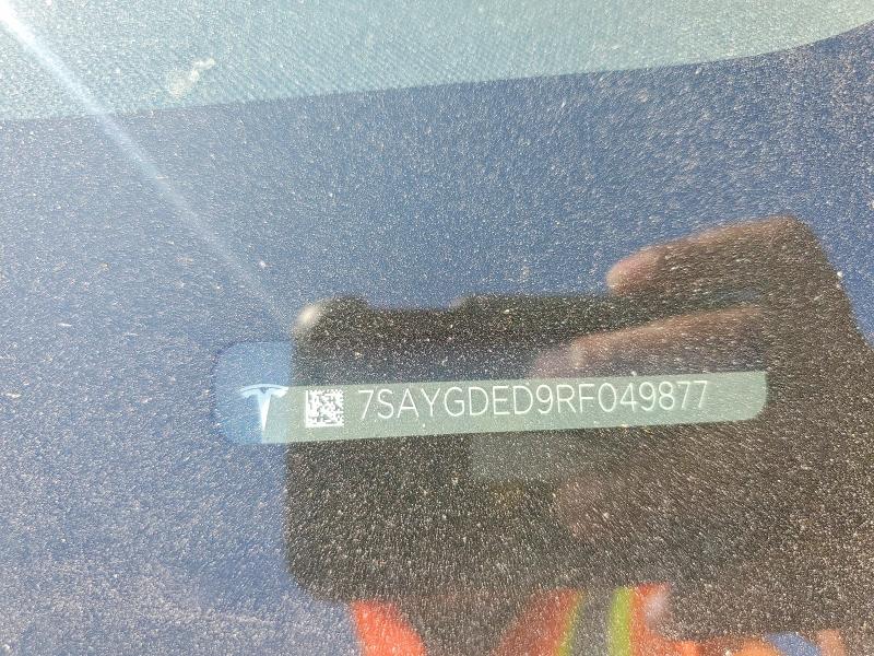 Продажа на аукционе авто 2024 Tesla Model Y, vin: 7SAYGDED9RF049877, номер лота: 64181206