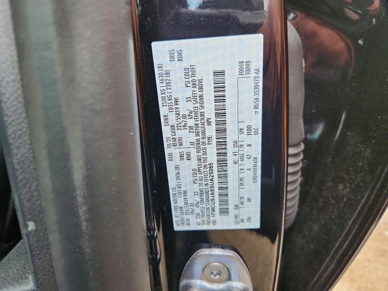Продаж на аукціоні авто 2025 Ford Escape, vin: 1FMCU9JA8SUA25085, номер лоту: 65000576