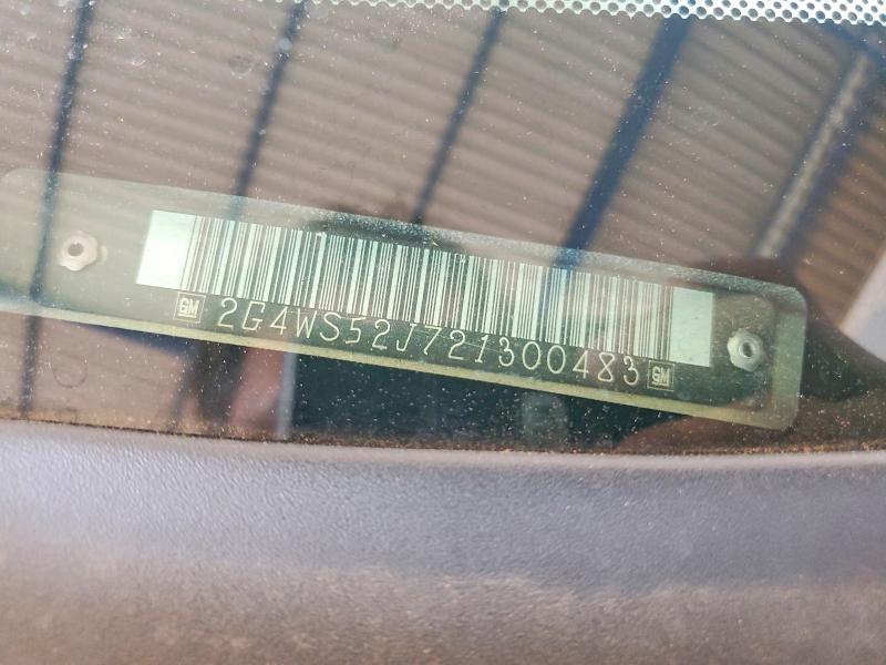Aukcja sprzedaży 2002 Buick Century, vin: 2G4WS52J721300483, numer aukcji: 62880726