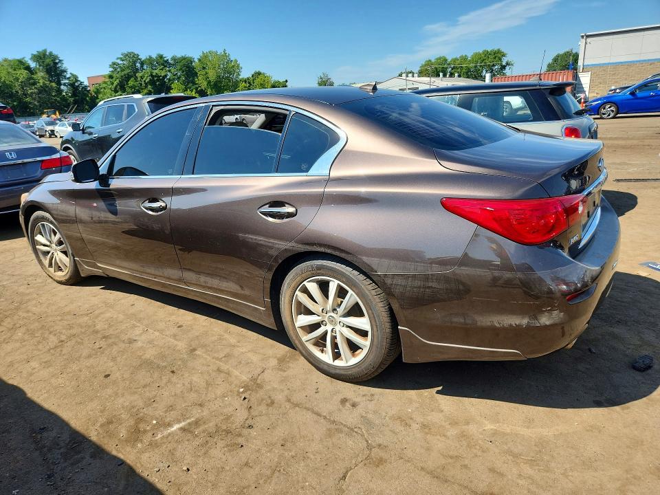 63389686 :رقم المزاد ، JN1BV7AR9EM683979 vin ، 2014 Infiniti Q50 مزاد بيع
