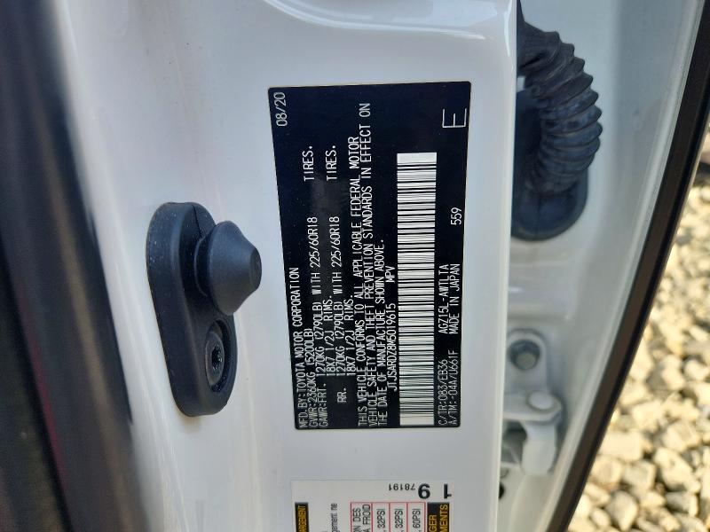 65191016 :رقم المزاد ، JTJSARDZ8M5019615 vin ، 2021 Lexus Nx 300 مزاد بيع