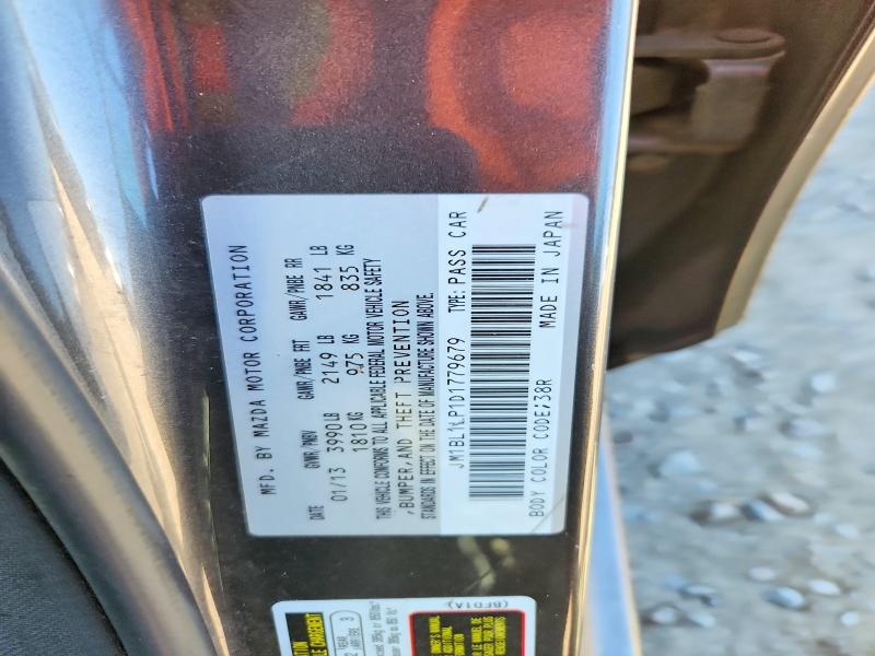 Aukcja sprzedaży 2013 Mazda 3, vin: JM1BL1LP1D1779679, numer aukcji: 65845776