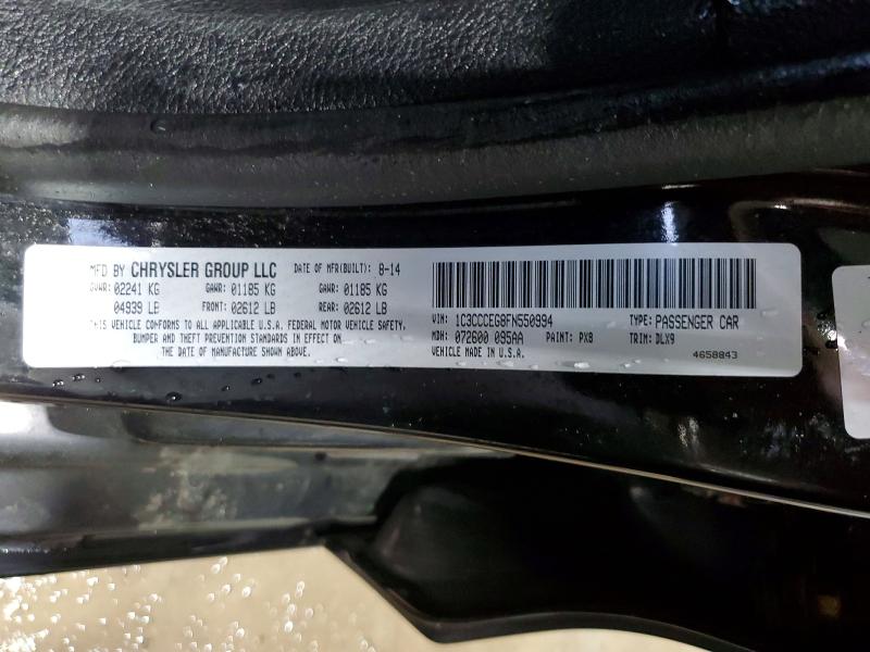 Aukcja sprzedaży 2015 Chrysler 200, vin: 1C3CCCEG8FN550994, numer aukcji: 64584026