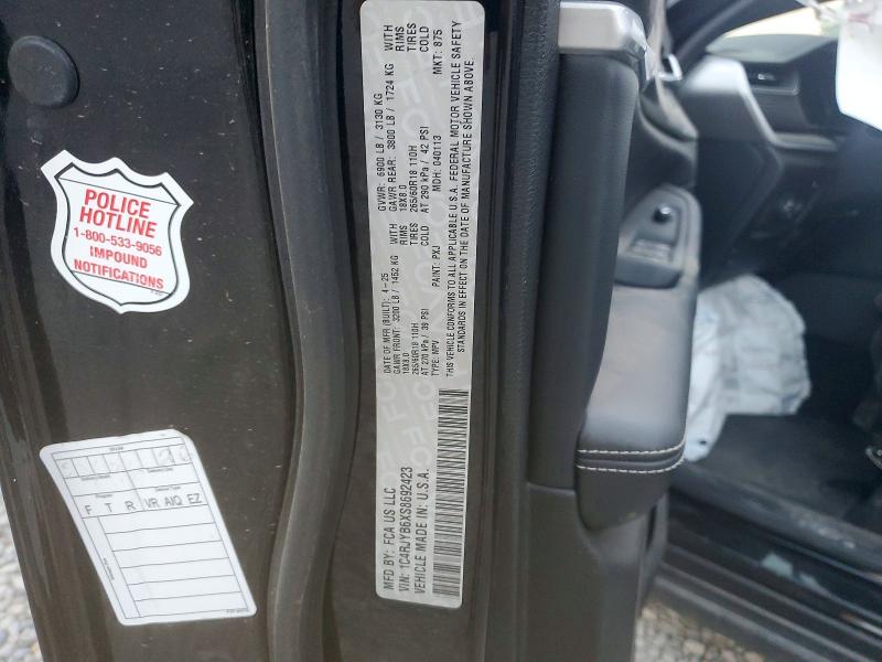 66171386 :رقم المزاد ، 1C4RJYB6XS8692423 vin ، 2025 Jeep Grand Cherokee مزاد بيع