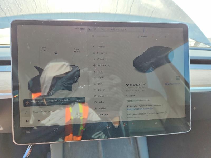 Aukcja sprzedaży 2024 Tesla Model Y, vin: 7SAYGDEE6RA282508, numer aukcji: 64198756