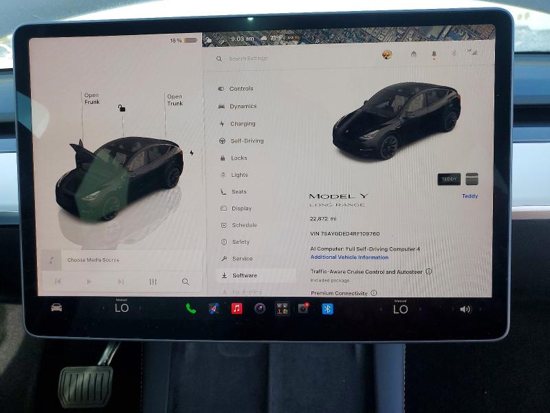 Aukcja sprzedaży 2024 Tesla Model Y, vin: 7SAYGDED4RF109760, numer aukcji: 63209576