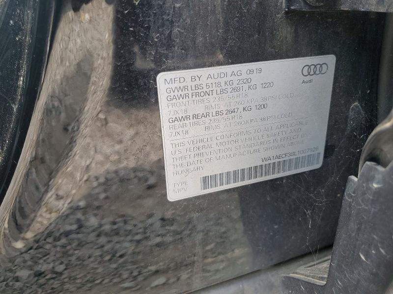 Продажа на аукционе авто 2020 Audi Q3, vin: WA1AECF38L1007926, номер лота: 64356516