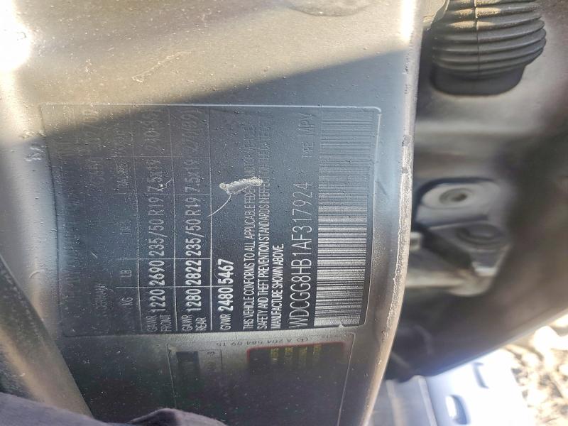 2010 Mercedes-benz Glk მანქანა იყიდება აუქციონზე, vin: WDCGG8HB1AF317924, აუქციონის ნომერი: 66469276
