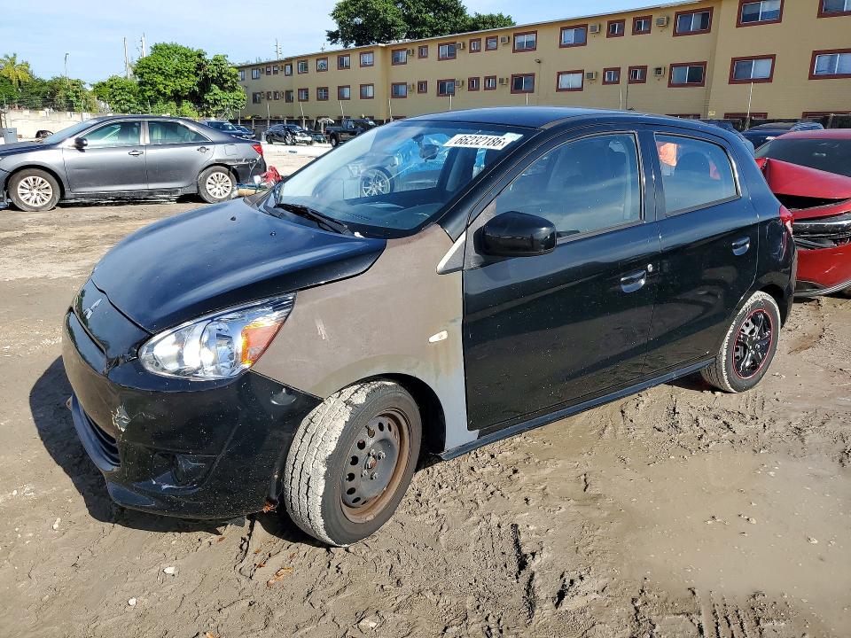 2015 Mitsubishi Mirage მანქანა იყიდება აუქციონზე, vin: ML32A3HJ1FH047121, აუქციონის ნომერი: 66232186