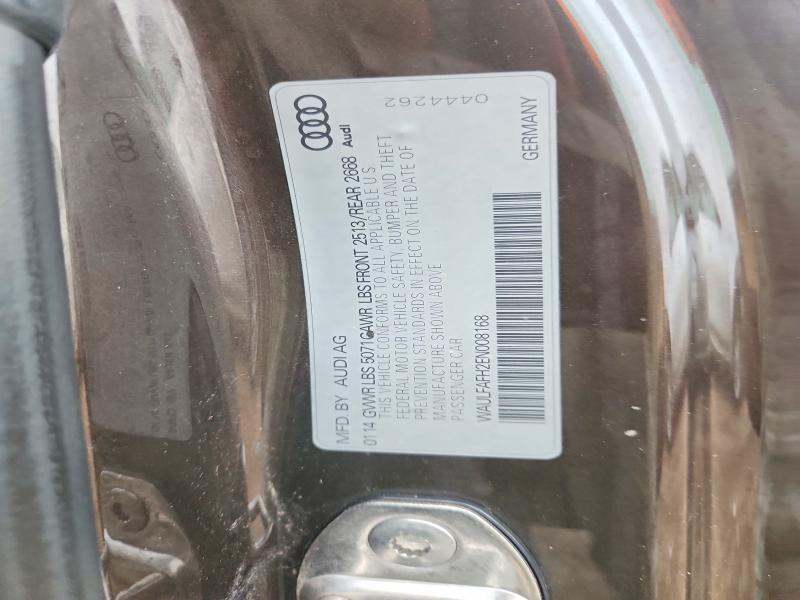 Aukcja sprzedaży 2014 Audi A5, vin: WAULFAFH2EN008168, numer aukcji: 64745836