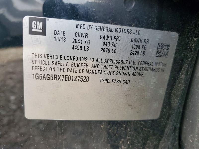Продажа на аукционе авто 2014 Cadillac Ats, vin: 1G6AG5RX7E0127528, номер лота: 65313956