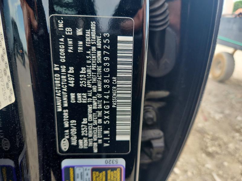 66017096 :رقم المزاد ، 5XXGT4L38LG397253 vin ، 2020 Kia Optima مزاد بيع