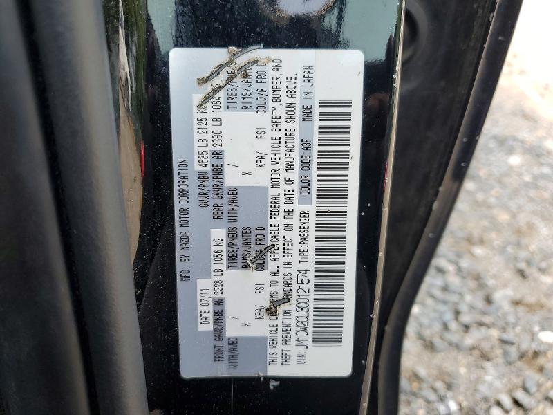 Aukcja sprzedaży 2012 Mazda 5, vin: JM1CW2CL3C0121574, numer aukcji: 64365436