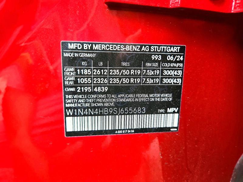 Продаж на аукціоні авто 2025 Mercedes-benz Gla, vin: W1N4N4HB9SJ655683, номер лоту: 66786716