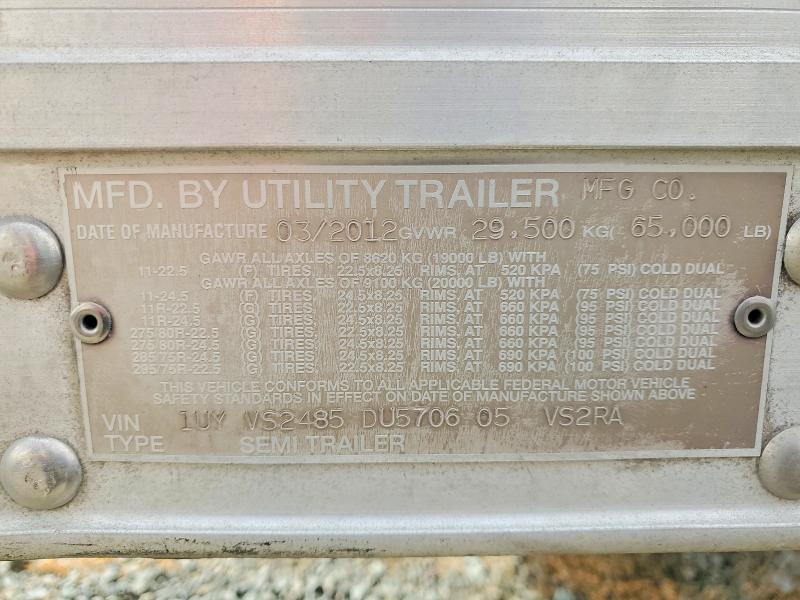 2013 Utility Trailer Utility Tr მანქანა იყიდება აუქციონზე, vin: 1UYVS2485DU570605, აუქციონის ნომერი: 58233796