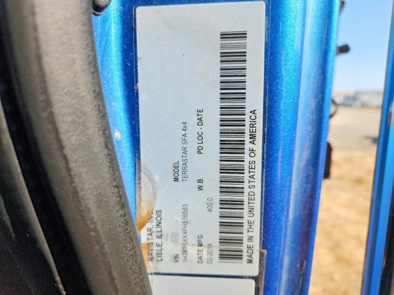 Продажа на аукционе авто 2015 International Terrastar, vin: 1HTKPSKK4FH516583, номер лота: 62536236