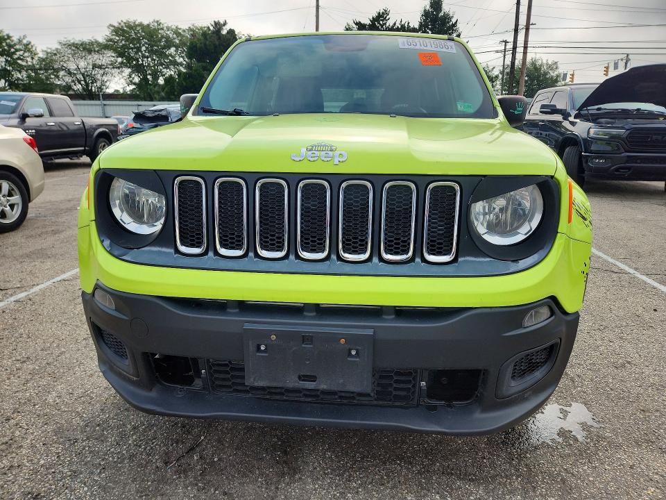 2017 Jeep Renegade მანქანა იყიდება აუქციონზე, vin: ZACCJBAB9HPG35178, აუქციონის ნომერი: 65101986