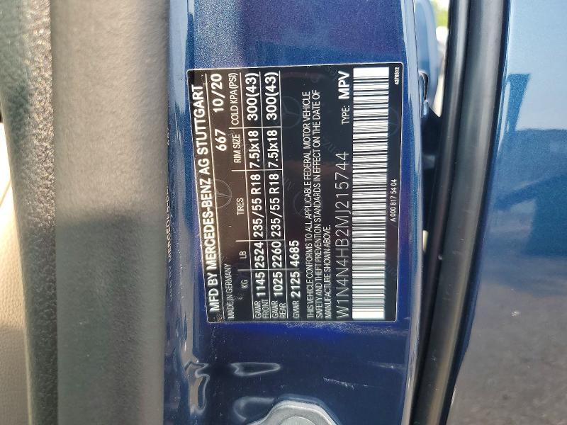 Aukcja sprzedaży 2021 Mercedes-benz Gla, vin: W1N4N4HB2MJ215744, numer aukcji: 64924436