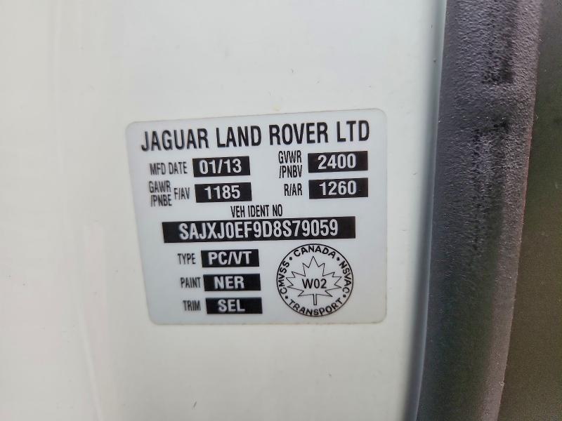 Продажа на аукционе авто 2013 Jaguar Xf, vin: SAJXJ0EF9D8S79059, номер лота: 63666426