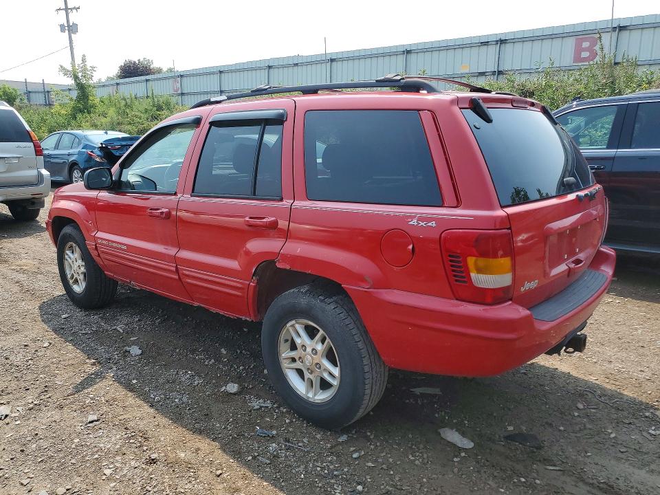 64101216 :رقم المزاد ، 1J4GW68NXXC702510 vin ، 1999 Jeep Grand Cherokee مزاد بيع