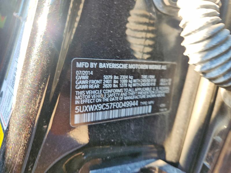 2015 Bmw X3 მანქანა იყიდება აუქციონზე, vin: 5UXWX9C57F0D49944, აუქციონის ნომერი: 66713996