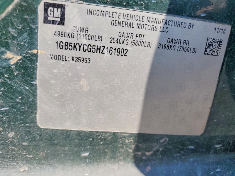 63882486 :رقم المزاد ، 1GB5KYCG5HZ161902 vin ، 2017 Chevrolet Silverado مزاد بيع