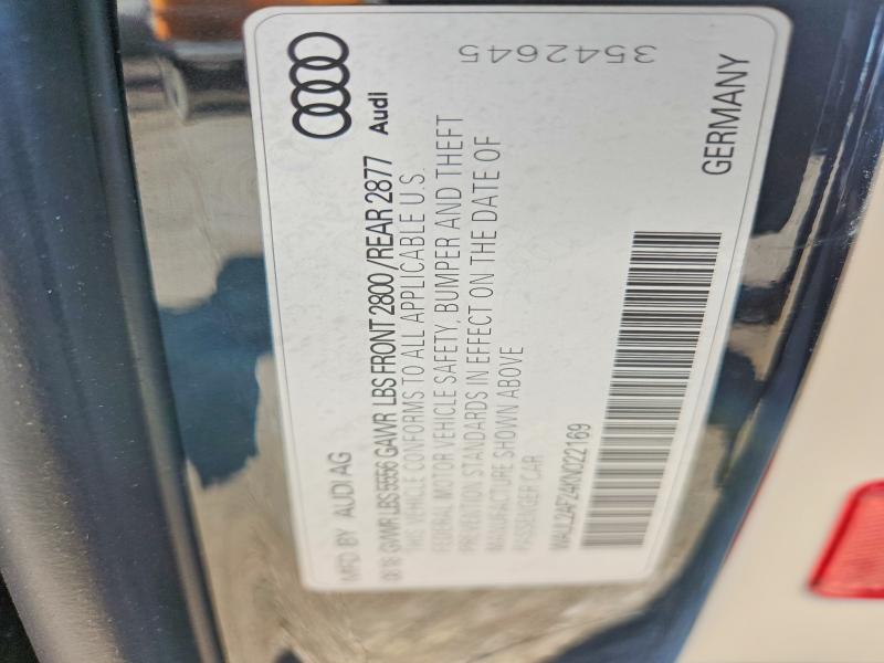 2019 Audi A6 მანქანა იყიდება აუქციონზე, vin: WAUL2AF24KN022169, აუქციონის ნომერი: 63738916
