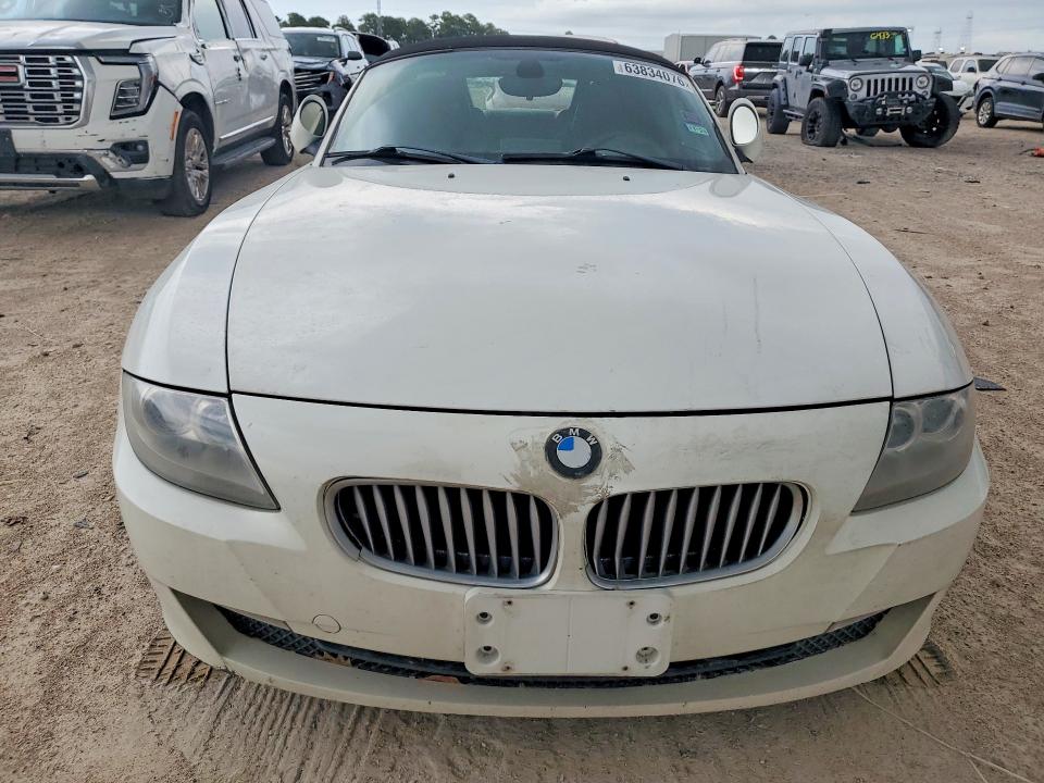 2007 Bmw Z4 მანქანა იყიდება აუქციონზე, vin: 4USBU53507LX03683, აუქციონის ნომერი: 63834076
