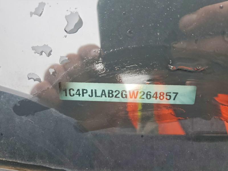 63887786 :رقم المزاد ، 1C4PJLAB2GW264857 vin ، 2016 Jeep Cherokee مزاد بيع