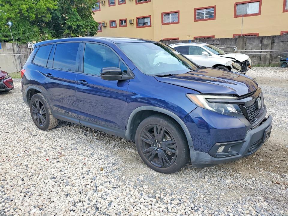 2019 Honda Passport მანქანა იყიდება აუქციონზე, vin: 5FNYF7H2XKB010927, აუქციონის ნომერი: 63259226