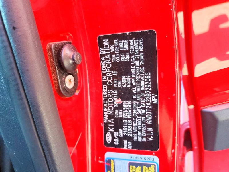 Aukcja sprzedaży 2011 Kia Soul, vin: KNDJT2A23B7292065, numer aukcji: 63605226