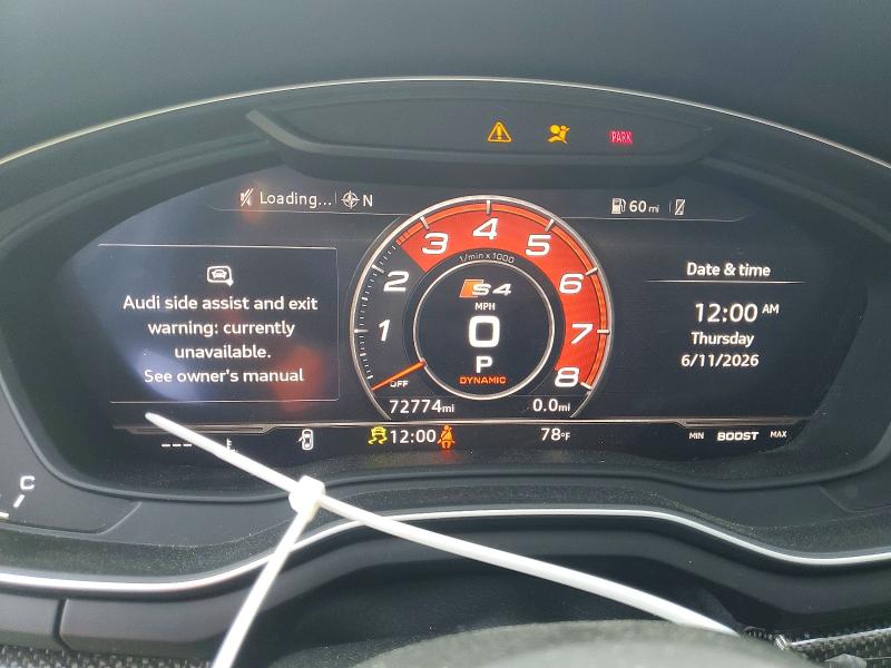 Aukcja sprzedaży 2018 Audi S4, vin: WAUB4AF4XJA003929, numer aukcji: 65350006
