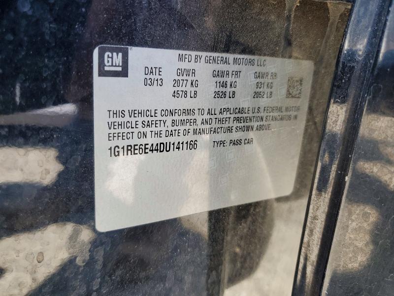 63985966 :رقم المزاد ، 1G1RE6E44DU141166 vin ، 2013 Chevrolet Volt مزاد بيع