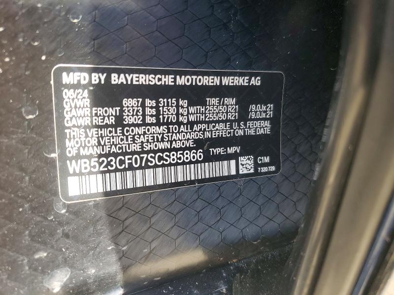 Продажа на аукционе авто 2025 Bmw Ix, vin: WB523CF07SCS85866, номер лота: 63669316