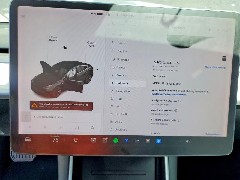 Aukcja sprzedaży 2020 Tesla Model 3, vin: 5YJ3E1EB5LF638961, numer aukcji: 66773266