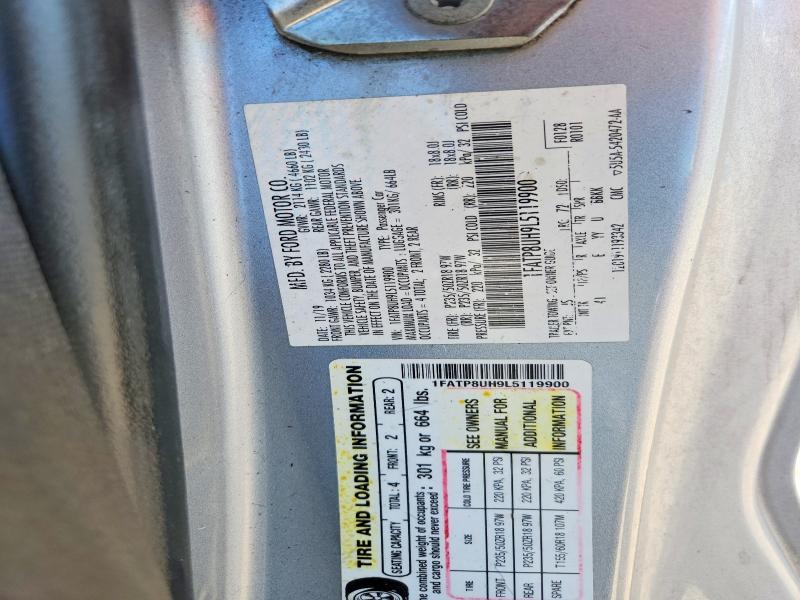 Aukcja sprzedaży 2020 Ford Mustang, vin: 1FATP8UH9L5119900, numer aukcji: 57088856