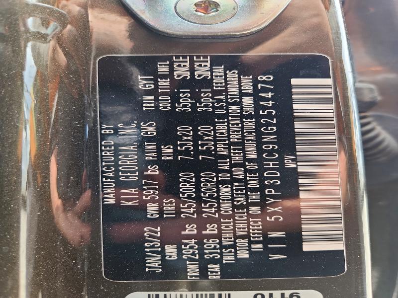 Продажа на аукционе авто 2022 Kia Telluride, vin: 5XYP3DHC9NG254478, номер лота: 64261756