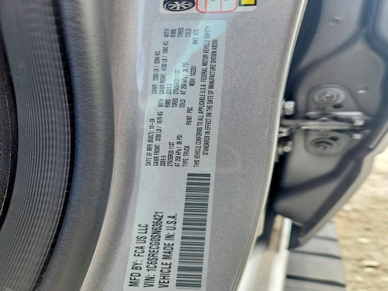 64108866 :رقم المزاد ، 1C6SRECG0SN636421 vin ، 2025 Ram 1500 مزاد بيع