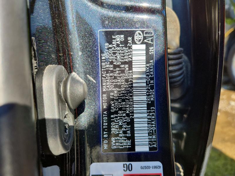 Aukcja sprzedaży 2018 Toyota Corolla, vin: 2T1BURHEXJC113964, numer aukcji: 64967126