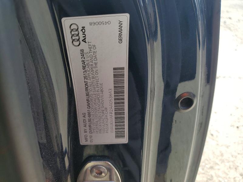 Aukcja sprzedaży 2010 Audi S5, vin: WAUGVAFR2AA053643, numer aukcji: 66824896