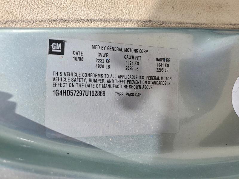 Aukcja sprzedaży 2007 Buick Lucerne, vin: 1G4HD57297U152868, numer aukcji: 64574986