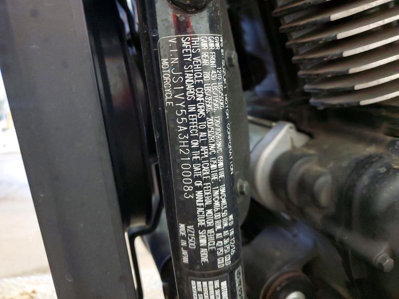 Aukcja sprzedaży 2017 Suzuki Vz1500, vin: JS1VY55A3H2100083, numer aukcji: 65445306