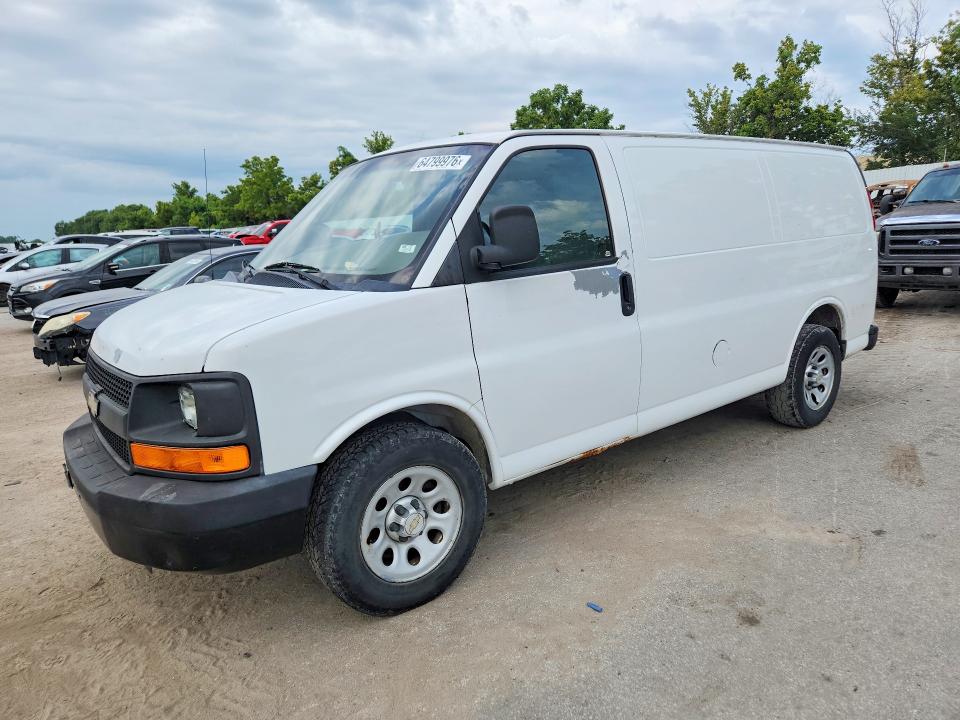 2013 Chevrolet Express G1500 მანქანა იყიდება აუქციონზე, vin: 1GCSGAFX5D1104322, აუქციონის ნომერი: 64799976