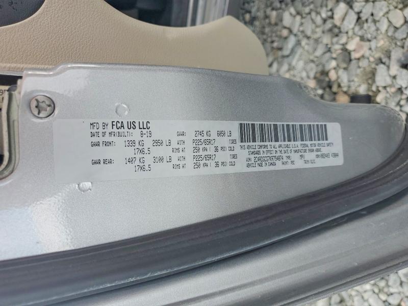 Продаж на аукціоні авто 2019 Dodge Grand Caravan, vin: 2C4RDGCG7KR754874, номер лоту: 66897676